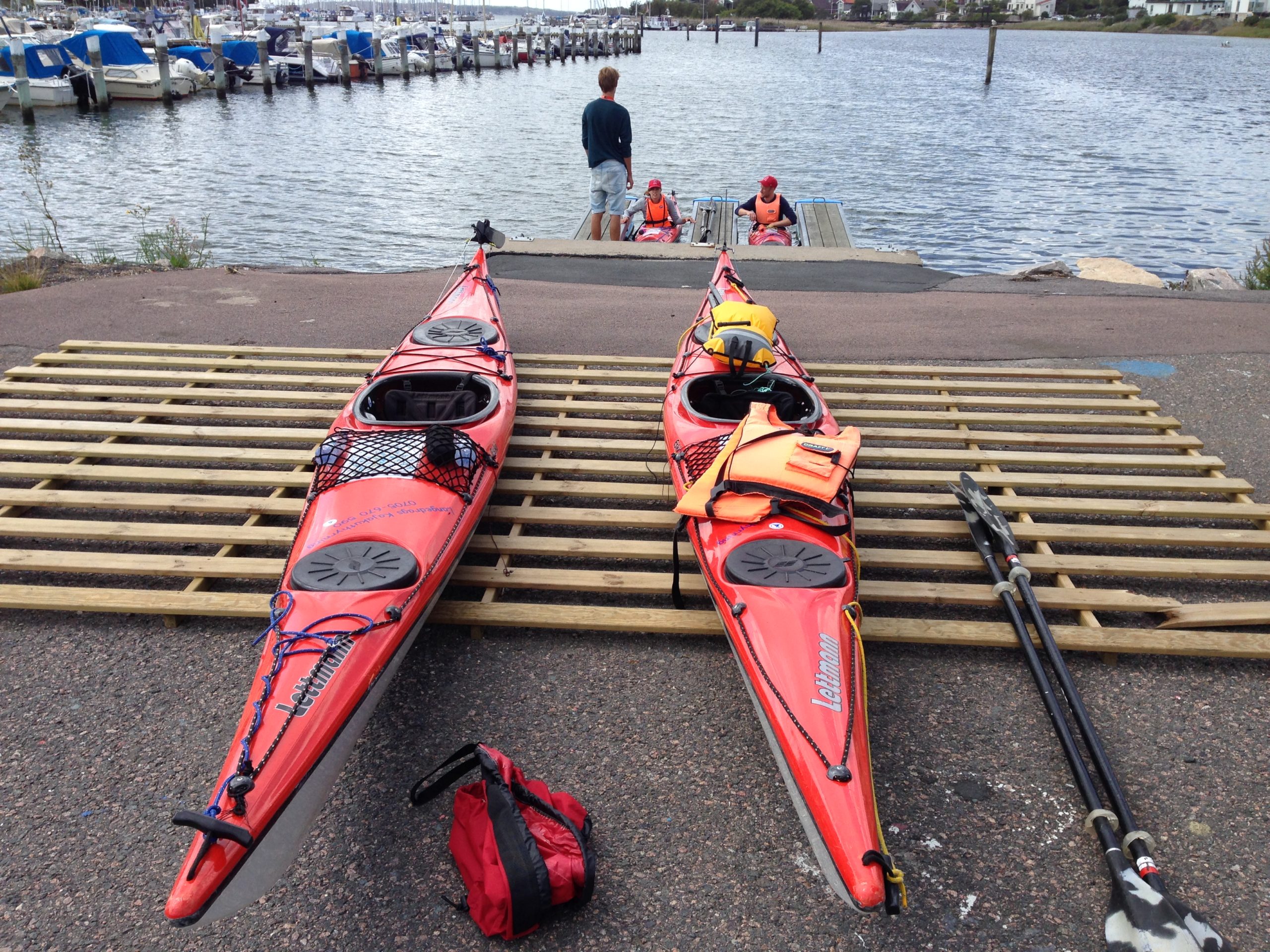 Næste lemmer Flygtig 2014-08-16 paddling Göteborg – Paddling
